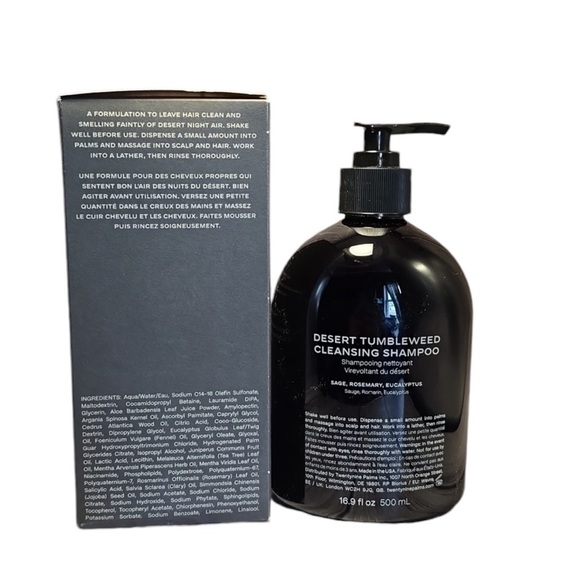 TwentyNine PALMS Desert Tumbleweed Cleansing Shampoo 16.9 fl oz / 500 ml NIB - Picture 4 of 10
